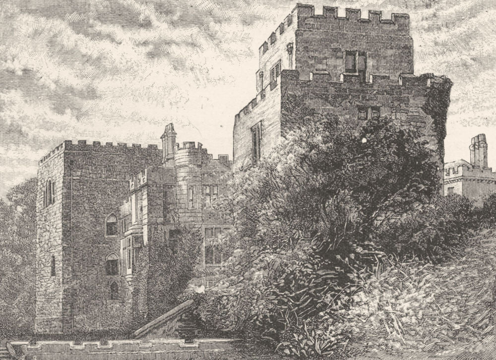 NORTHUMBERLAND. Ford castle 1901 old antique vintage print picture